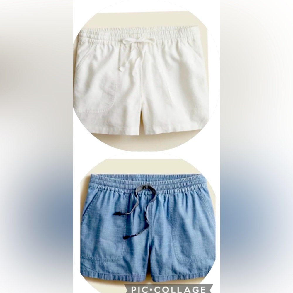 J. Crew bundle of linen shorts